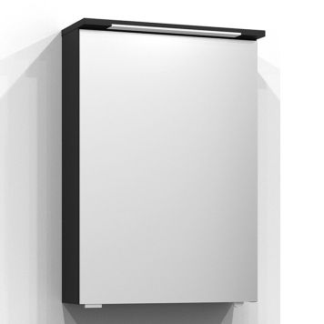 SPEGELSKÅP SVEDBERGS SKURU LED SVART ASK 50CM