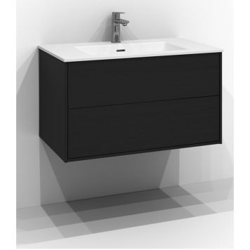 TVÄTTSTÄLLSSKÅP SVEDBERGS EPOS SVART ASK 80CM