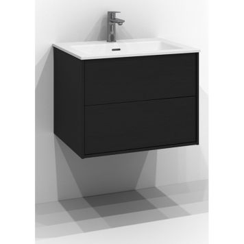 TVÄTTSTÄLLSSKÅP SVEDBERGS EPOS PLAN PUSH 2L SVART ASK 60X45CM