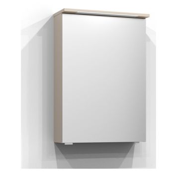 SPEGELSKÅP SVEDBERGS SKURU S/U LED MED JFB SAND 50CM