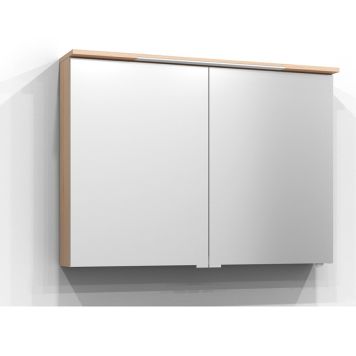 SPEGELSKÅP SVEDBERGS SKURU S/U LED UTTAG EK 100CM