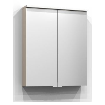 SPEGELSKÅP SVEDBERGS SAREK S/U-LED J-UTTAG SAND 60CM
