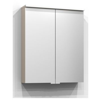 SPEGELSKÅP SVEDBERGS SAREK S/U-LED UTTAG SAND 60CM