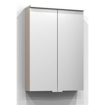 SPEGELSKÅP SVEDBERGS SAREK S/U-LED UTTAG SAND 50CM