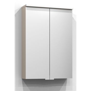 SPEGELSKÅP SVEDBERGS SAREK S-LED UTTAG SAND 50CM