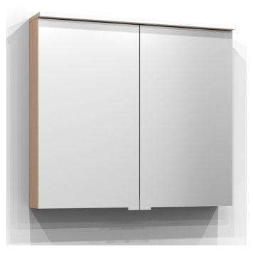 SPEGELSKÅP SVEDBERGS SAREK S/U-LED UTTAG EK 80CM