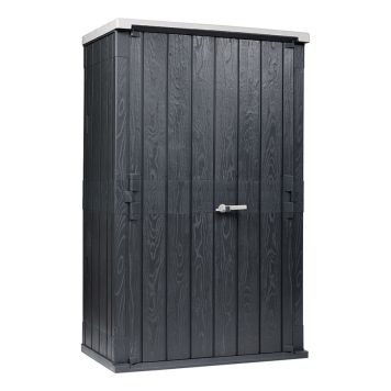 FÖRVARINGSSKÅP TOOMAX STORAWAY 130X75,6X206,2CM ANTRACIT