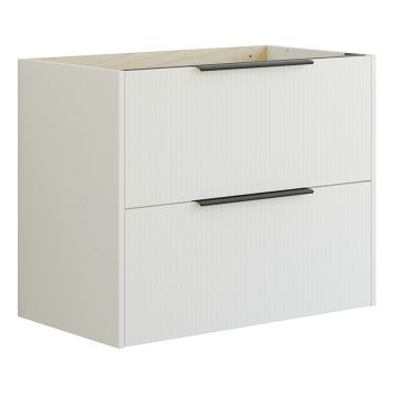 TVÄTTSTÄLLSSKÅP SCANBAD NOW 2 LÅDOR SPÅRAD VIT MATT 80CM