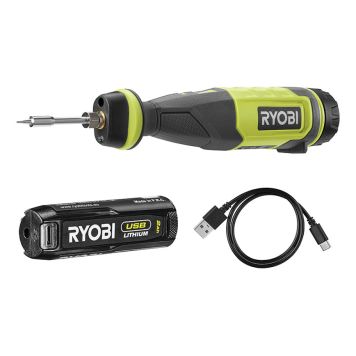 LÖDPENNA RYOBI RSI4-120G USB 4V 1X2,0AH