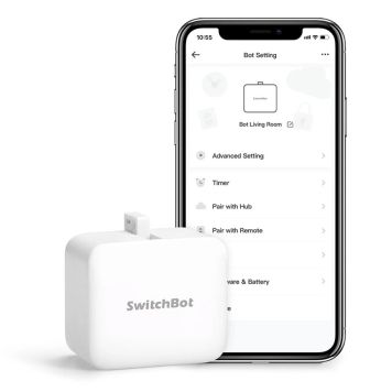 TRYCKKNAPP SWITCHBOT VIT 