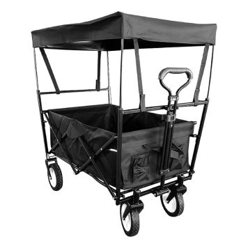 SKRINDA IHOPFÄLLBAR MED TAK 95X55X102CM SVART