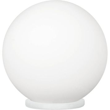 BORDSLAMPA EGLO RONDO OPAL VIT