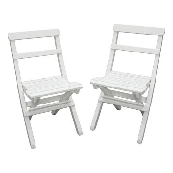 KLAPPSTOL BALTIC GARDEN KNOHULT HOPFÄLLBAR 2-PACK VIT