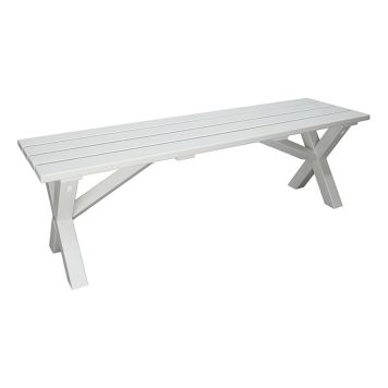 BÄNK BALTIC GARDEN SCOTTSDALE 140X44X39CM VIT