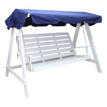 HAMMOCK BALTIC GARDEN PELLE 165CM VIT/BLÅ