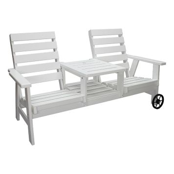 LOUNGEMÖBEL BALTIC GARDEN KINGDOM DUO-SOFFA VIT