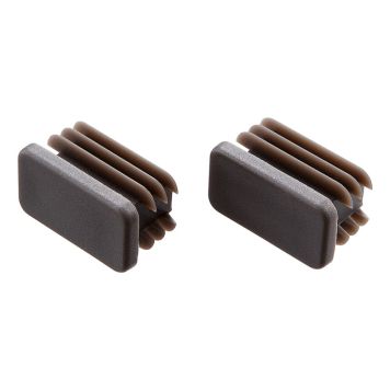 KLÄDSTÅNGSPLUGG ELFA GARAGE+ MATTGRÅ/VIT