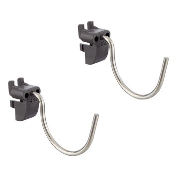 KROK ELFA GARAGE+TILL FÖRVARINGSTAVLA LITEN MATTGRÅ 2-PACK