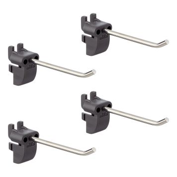 KROK ELFA GARAGE+ TILL FÖRVARINGSTAVLA LÅNG MATTGRÅ 4-PACK