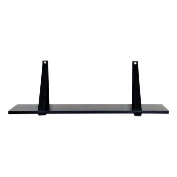 VÄGGHYLLA NFG FRIKK 100X20CM SVART