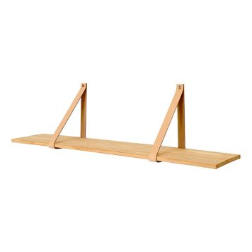 VÄGGHYLLA NFG FRIKK 100X20CM VITPIGMENTERAD EK