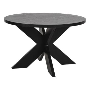 MATBORD NFG SEVEN Ø120CM SVART ASK