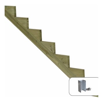 VANGSTYCKE PLUS 7-STEG TRYCKIMPREGNERAD  INKL. BESLAG 175X119CM