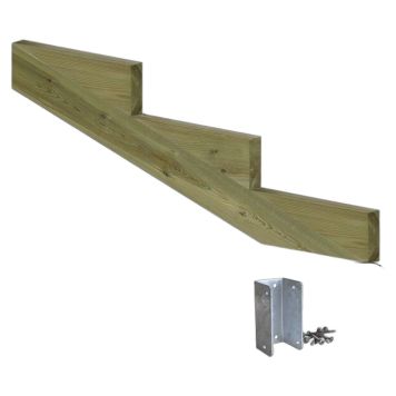 VANGSTYCKE PLUS 3-STEG TRYCKIMPREGNERAD INKL. BESLAG 117X39CM