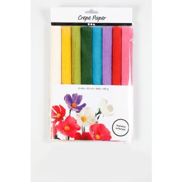 KRÄPPAPPER CREATIV COMPANY FLERFÄRGAD 8 ARK