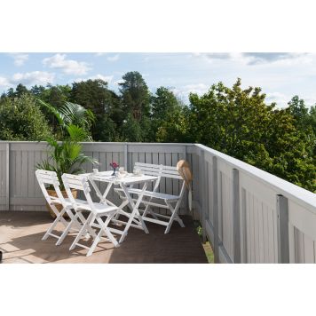 CAFÉSET HILLERSTORP ÅRE SOFFA+BORD+ 2 KLAPPSTOLAR VIT 