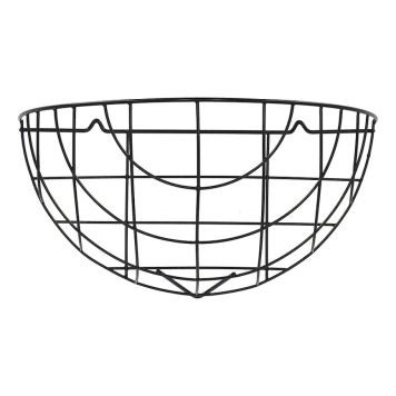 VÄGGKRUKA GARDEN LIFE 18,5CM SVART