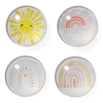 MAGNET ZELLER NATUR 4-PACK