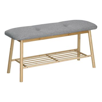 SKOHYLLA ZELLER BAMBU 37,5X44X30CM GRÅ