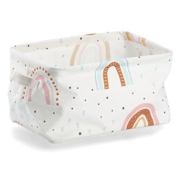 FÖRVARINGSKORG ZELLER REGNBÅGE CANVAS