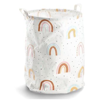 TVÄTTKORG ZELLER REGNBÅGE CANVAS