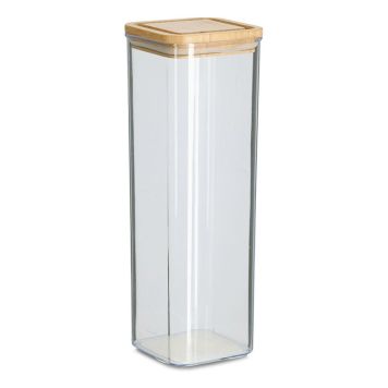 FÖRVARINGSBURK ZELLER PLAST MED BAMBULOCK 1900ML