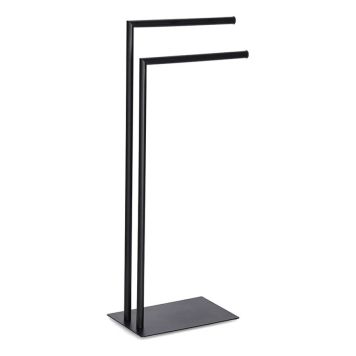 HANDDUKSHÅLLARE ZELLER METALL 82CM SVART