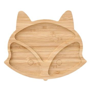 TALLRIK ZELLER RÄV BAMBU 23X19CM NATUR