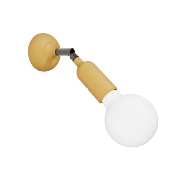 VÄGGLAMPA CREATIVE CABLES FERMALUCE 13,2CM SENAP