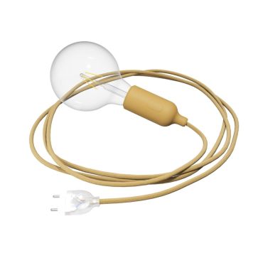 VÄGGLAMPA CREATIVE CABLES SNAKE SENAP