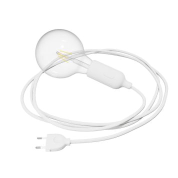 VÄGGLAMPA CREATIVE CABLES SNAKE VIT