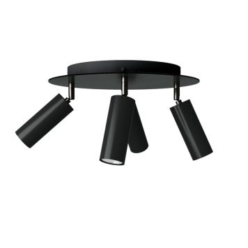 TAKSPOTLIGHT CREATIVE CABLES ROSE ONE SVART