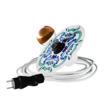 HÄNGLAMPA CREATIVE CABLES SNAKE EIVA BLÅ