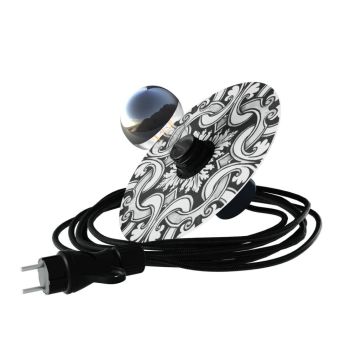 HÄNGLAMPA CREATIVE CABLES SNAKE EIVA SVART