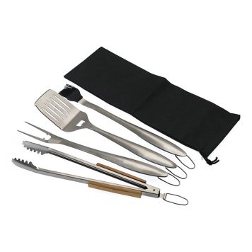 GRILLSET BLUEGAZ DELUXE 4 DELAR MED VÄSKA