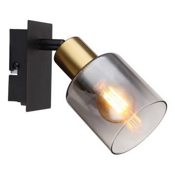 VÄGGLAMPA GLOBO HOLLSY SVART