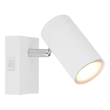 VÄGGLAMPA GLOBO ROBBY VIT