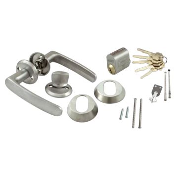 BEHÖRSSATS MILLERS FAGER OVAL CYLINDER MATT KROM