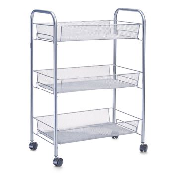 KÖKSVAGN ZELLER METALL 43,5X26X62,5CM GRÅ