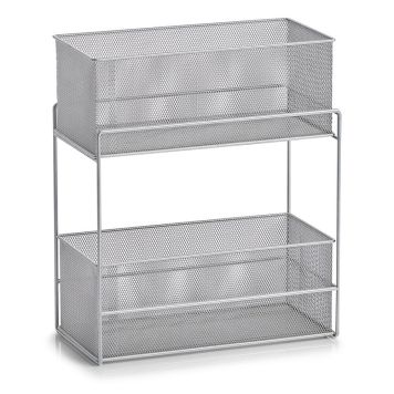 FÖRVARINGSHYLLA ZELLER 35X17,5X42CM MESH 2-PACK